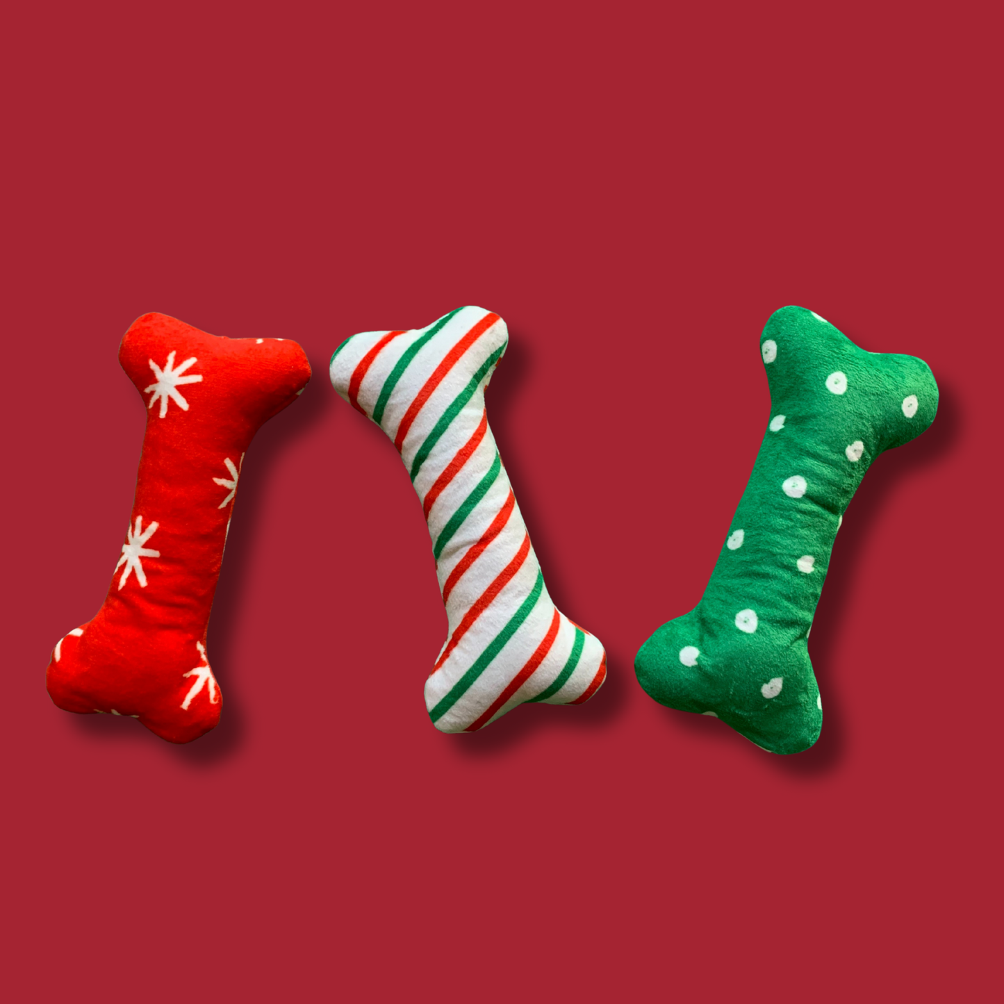 Holidays Squeaker Bone